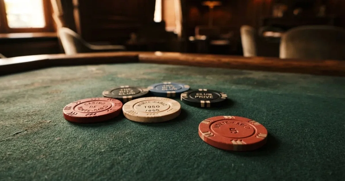 Monedas de Litecoin sobre la mesa de un casino online, representando el depósito con criptomonedas