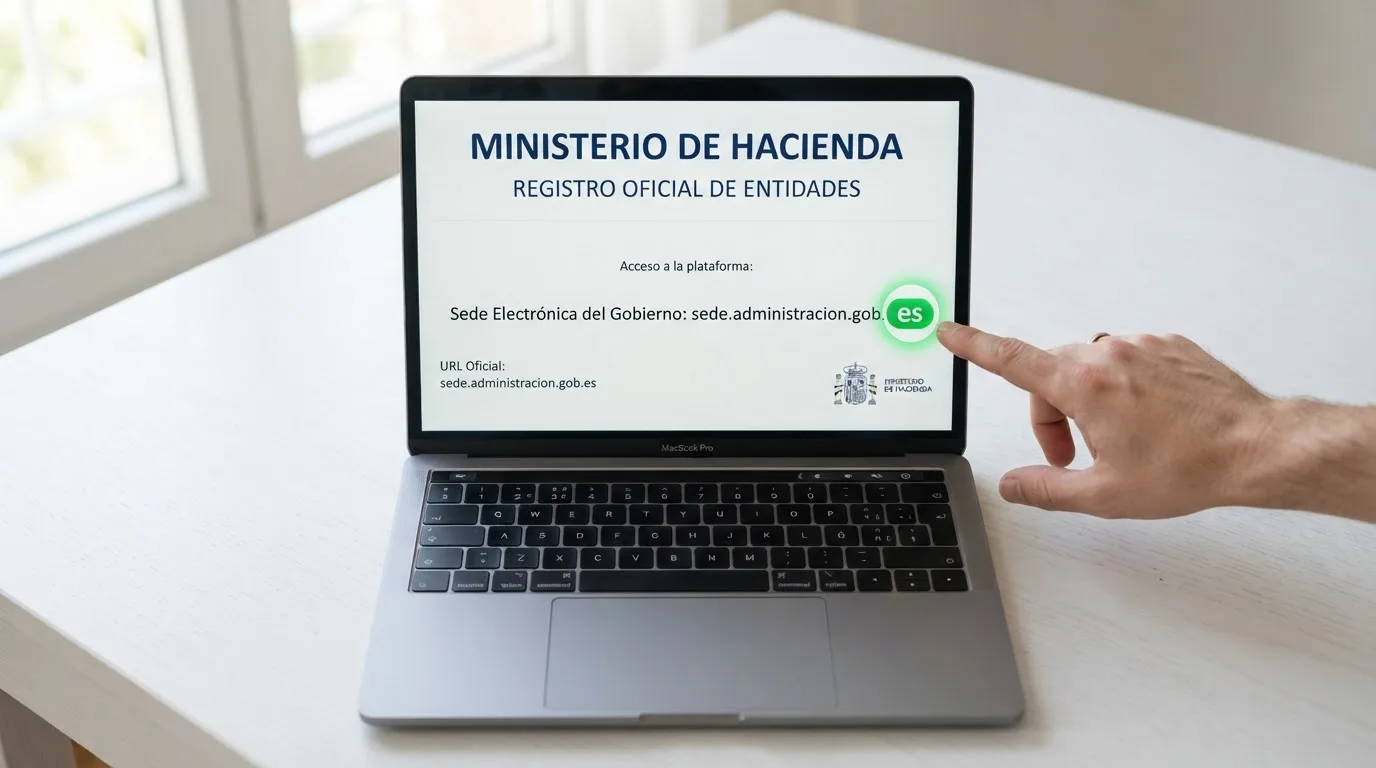 Captura del registro oficial de operadores de la DGOJ con el dominio .es resaltado como distintivo de operador autorizado